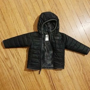 North Face Mossbud Swirl reversible jacket